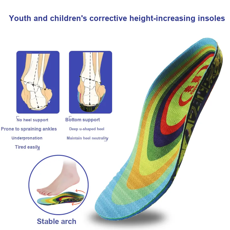 HAPENSS Nano Bamboo Charcoal Fiber Insoles Kids'-5
