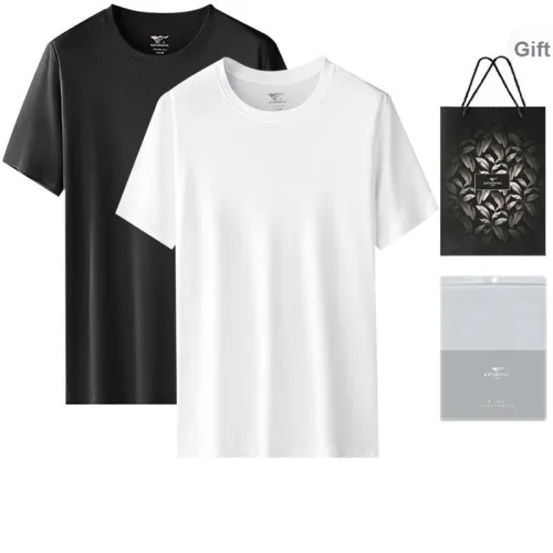 SEPTWOLVES Undershirts Men's 2-Pack+Shopping Bag