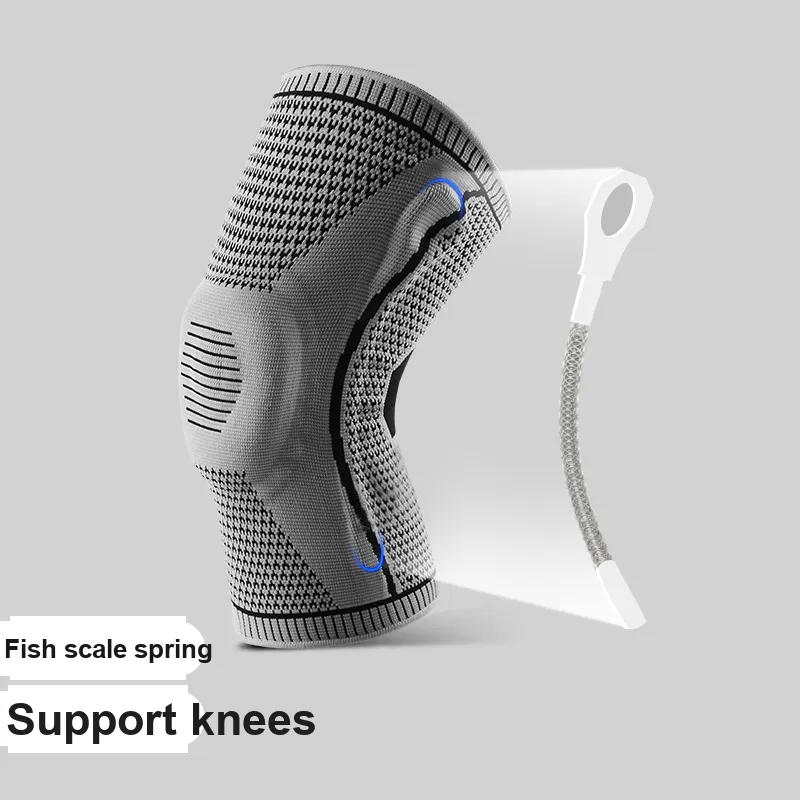 TMT Running Mountaineering Cycling Basketball Fitness Unisex Nylon Elastane Silicone Knee Pads-3