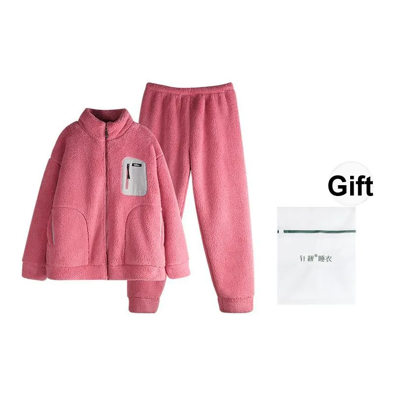 Xuan Liang Pajama Set For Fall And Winter Unisex Laundry Bag Included-5