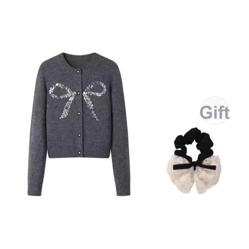 SYEEE WITH U Серый Включает Резинку для волос Женская Трикотаж