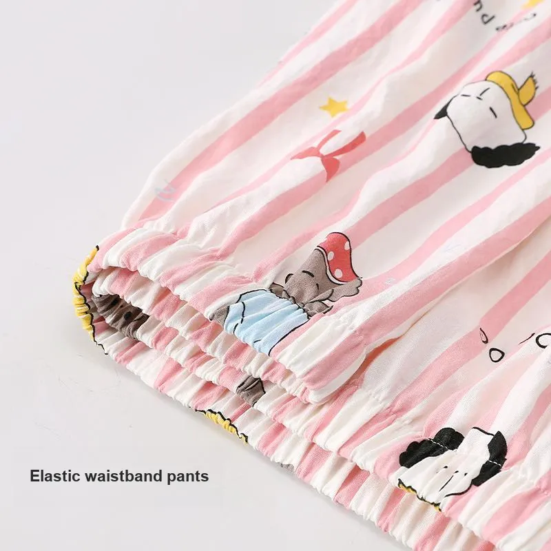 Maultiay Pajama Set Women's Pink-5