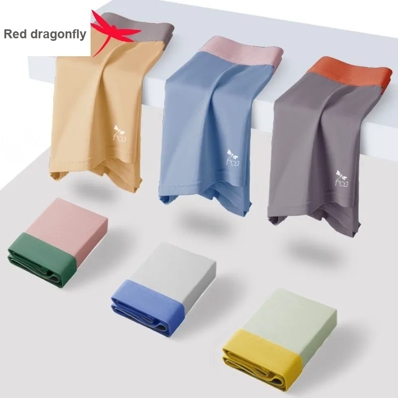 RED DRAGONFLY Cotton Panties Men's 3 Pack Gift Box Set-3
