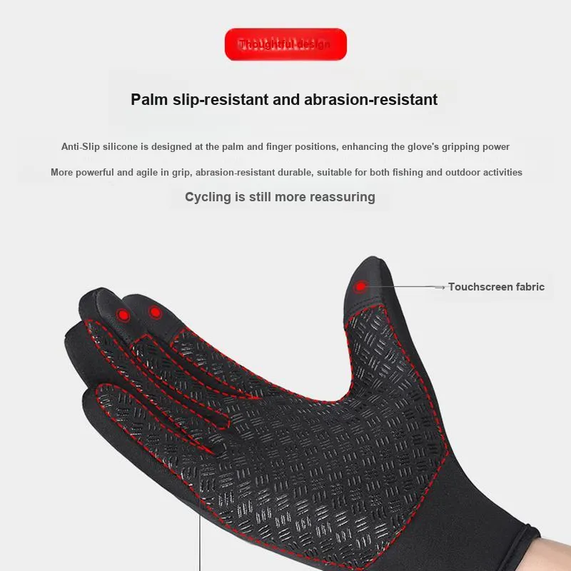 ZHIYILIANGPIN Ski Gloves Gloves Unisex-3