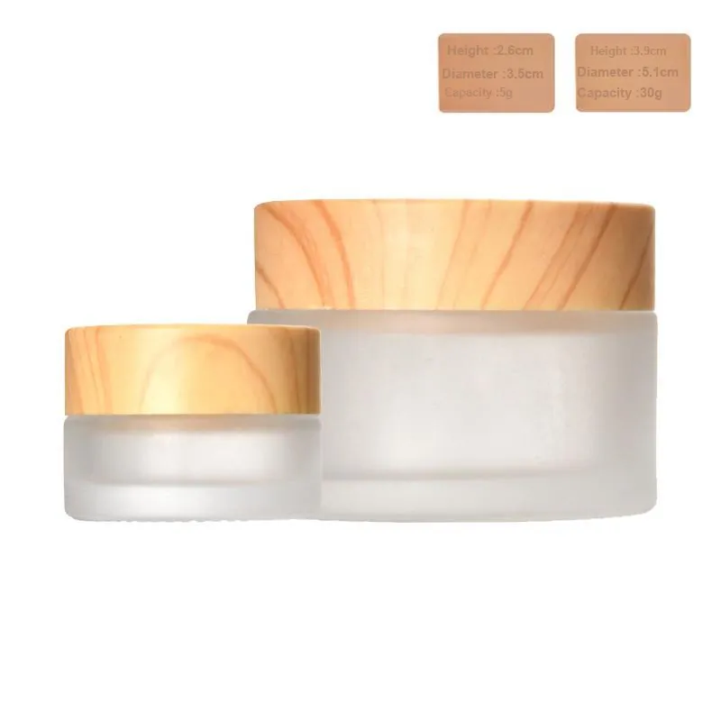JIANYINGSHU Travel Cosmetics Mini Bottles Face Cream Lotion Foundation Portable Glass Sample And Small Vials-8