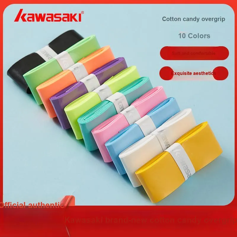 Kawasaki Badminton Grip Tape Neon Yellow Polyurethane PU Thin-8