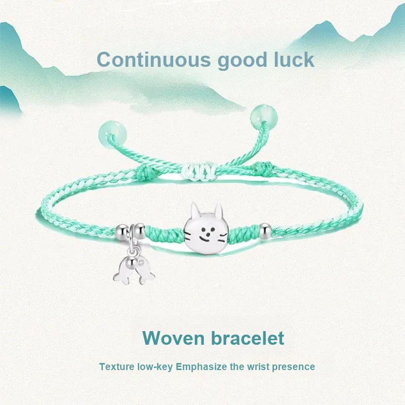 Blooming Petals Alloy Rope Bracelets Unisex-3
