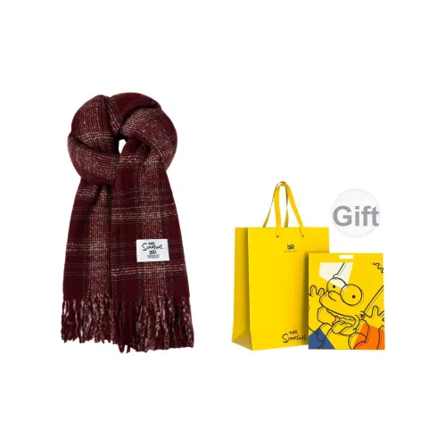 The Simpsons Полиэстеровые трикотажные шарфы Унисекс