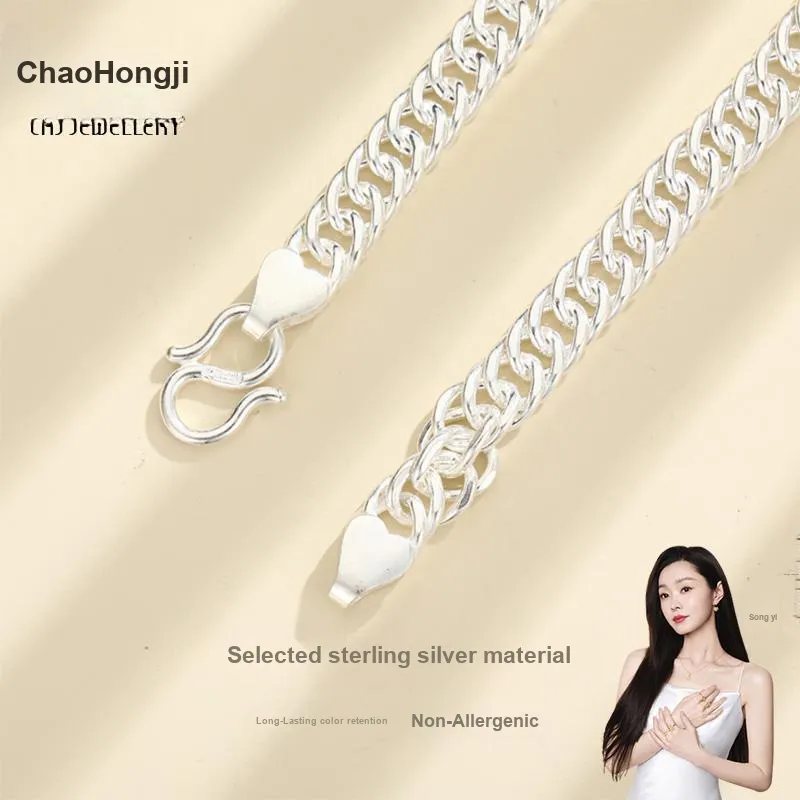 CHAOHONGJI Sterling Silver Bracelets Men's-2