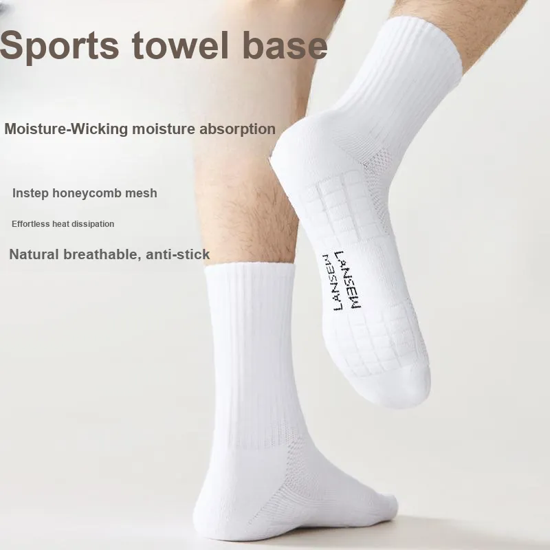 Montagut Mid Calf Socks Unisex 4 Pack-7