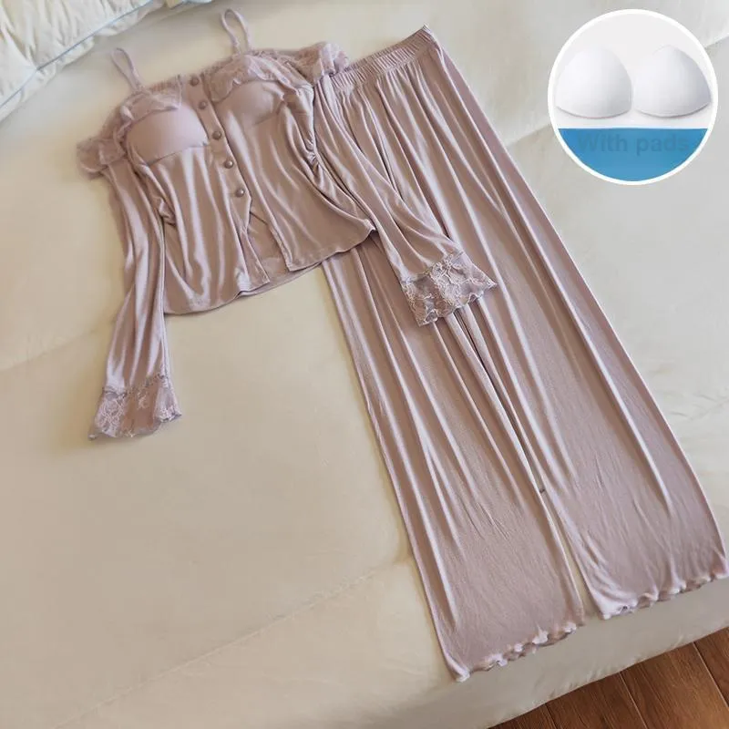 Sleeping Beauty Pajama Set Women's Light Purple-2