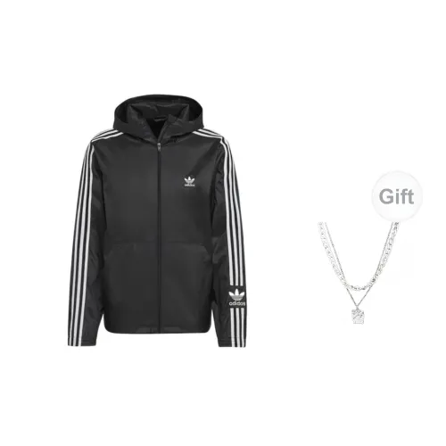 Adidas Originals Lock Up Wb Jackets Unisex Black+Free Necklaces