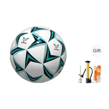 VEIDOORN Size 5 Soccer PVC Unisex Blue White Black