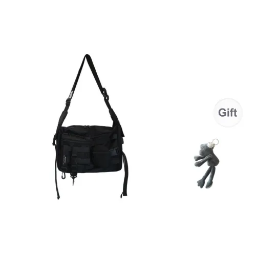KINMAC Nylon Crossbody Bag, Shoulder Bag Regular Unisex Black