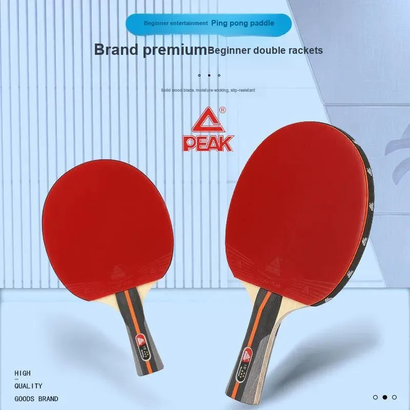 PEAK NICE Collection Ping Pong Paddles Unisex All Wood-3