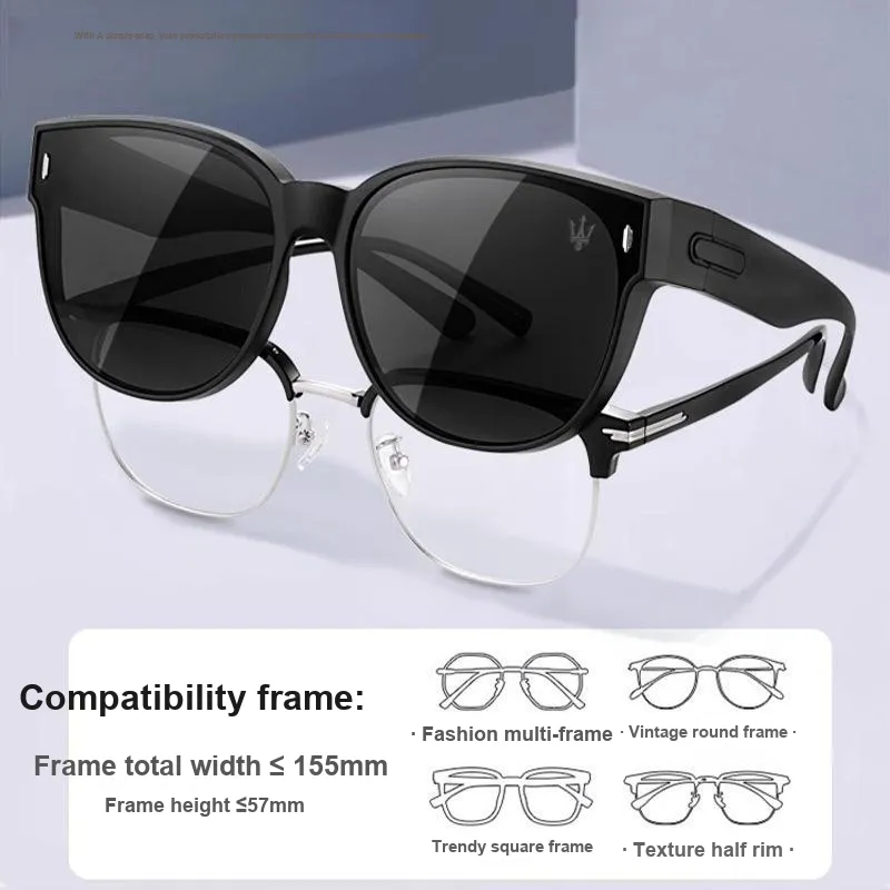 Maserati TR90 Oval Sunglasses Unisex-3