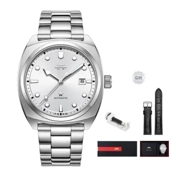 Beijing Voyage Collection Automatic Mechanical Movement Stainless Steel Watchband Watch Men's Watches Silver Dial