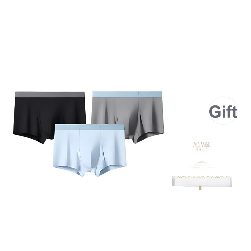 XIA.WA.ZHI.XIU Underpants Men's Shopping Bag 3 Pack-60