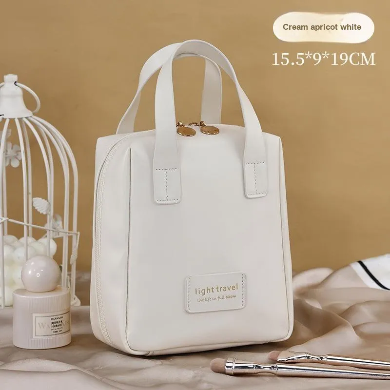 QEEDNS PU Portable Large Capacity Portable Makeup Bags-1