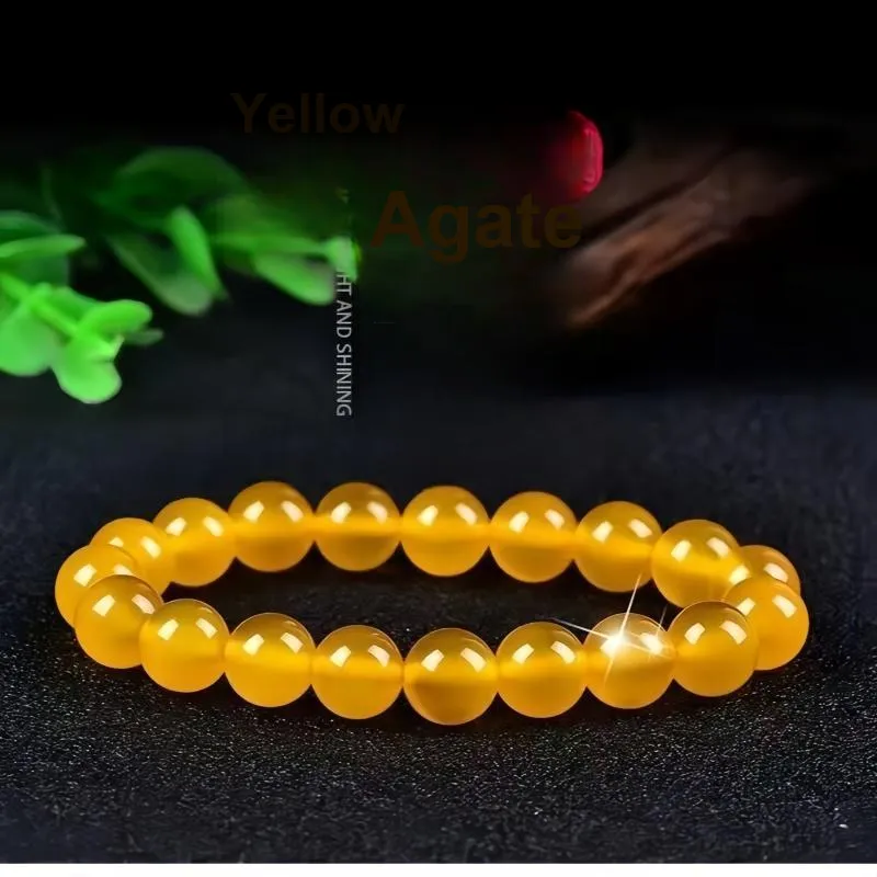 Stone On The Line Agate Bracelets Unisex-4