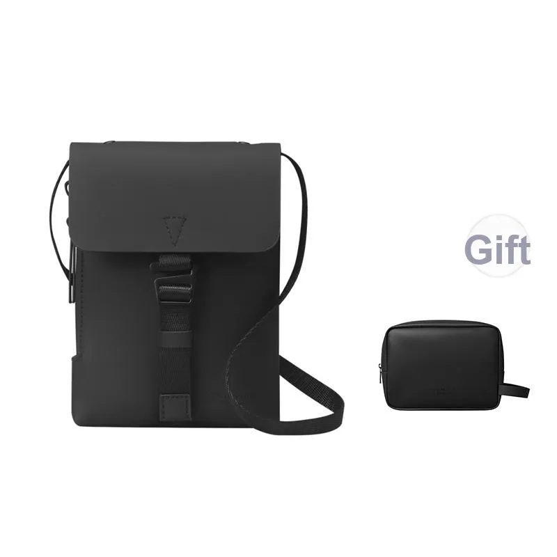 Gaston Luga PU Shoulder Bag, Crossbody Bag, Cell Phone Pouch Mini Unisex Multicolor