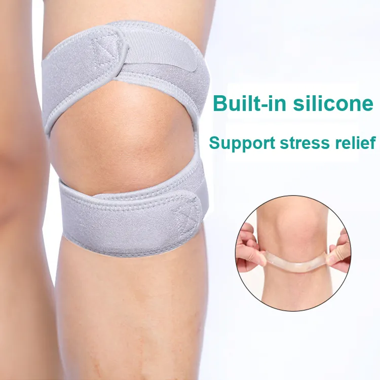 UMA Running Mountaineering Basketball Patella Bands Gray Neoprene Unisex Basic Protective-4