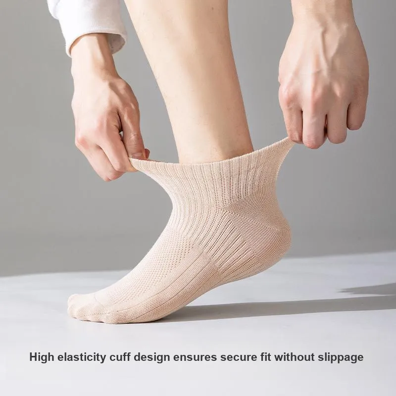 FUGEER No-Show Socks Men's Box 5-Pack-25
