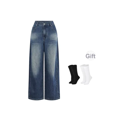 BSEVENI Ancient Blue Women's Jeans BSEVENI Ancient Синий Женские Джинсы