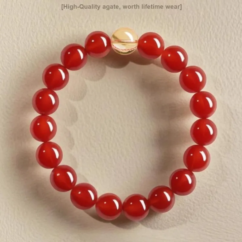 ZHIZUO Natural Agate Bracelets Unisex-1