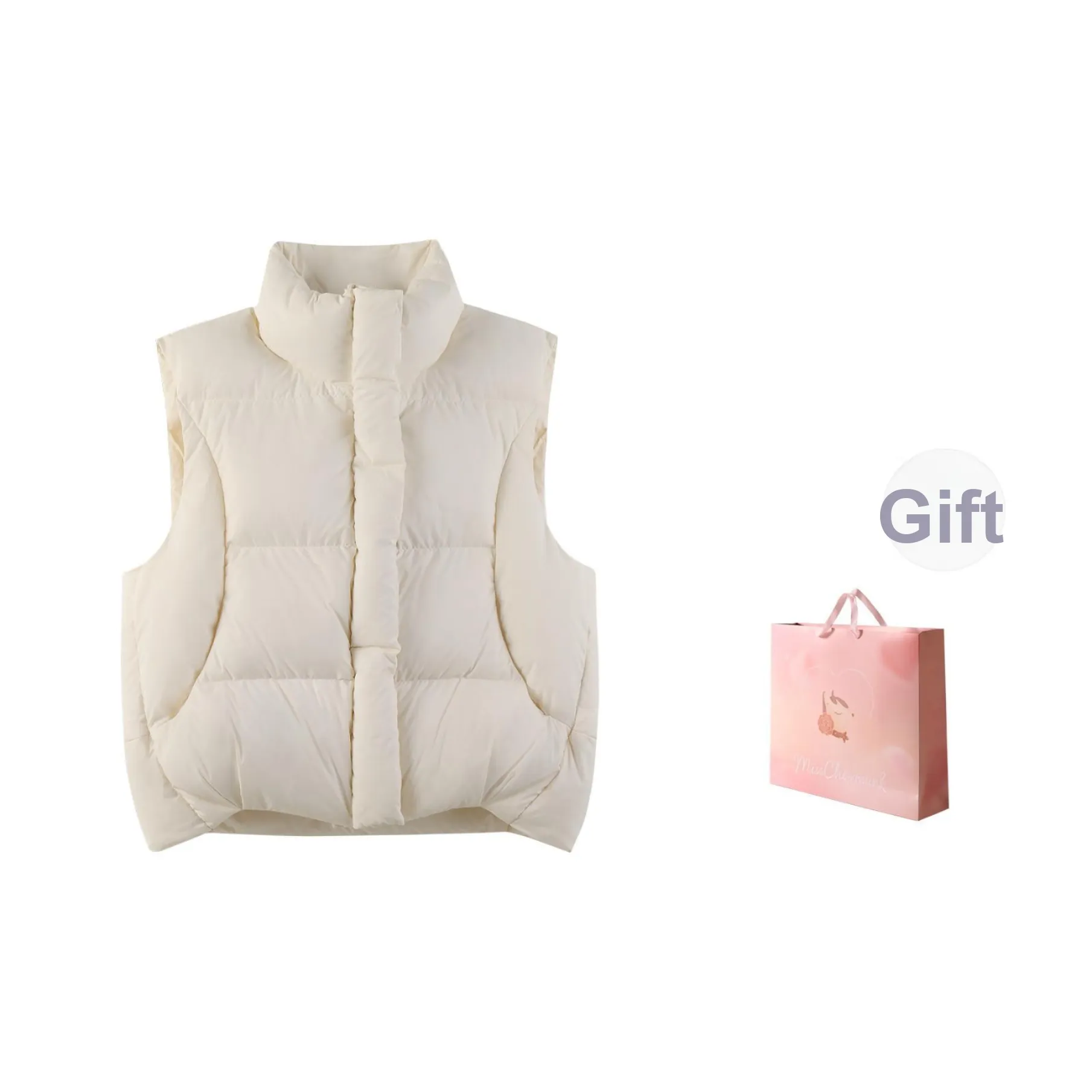 HUALISHUXIAOJIE Пуховый жилет Женские