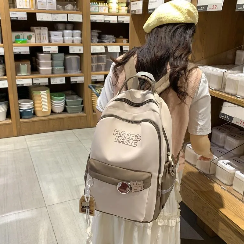 HACIN Nylon Backpack Women's Multicolor-7