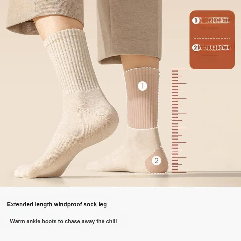 B&C.Room Mid Calf Socks Unisex 5 Pack-7