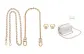 White Leather Chain 120cm+Decorative Chain 40cm[Includes Modified Tool]