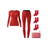 [Lucky Combination-Women's-Medium Warm Style]Red