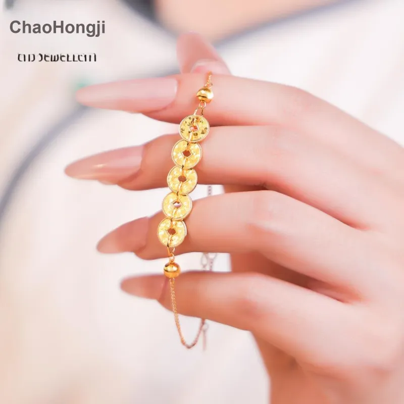 CHAOHONGJI Sterling Silver 990 Bracelets Women's-3