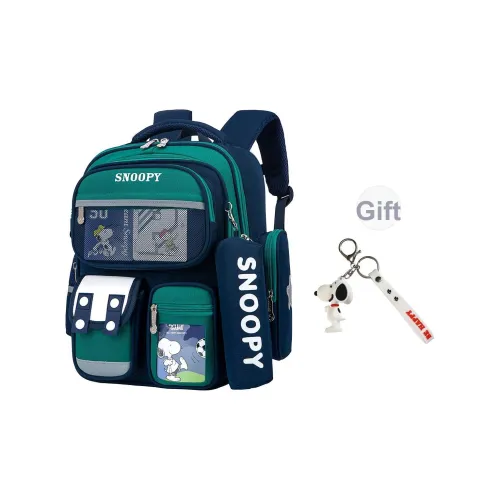 SNOOPY Полиэстер Студенческая Сумка Детская Фиолетовая Зеленая Синяя