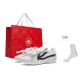 Winter Day White/Black[Red Shopping Bag+Thigh-High Socks]