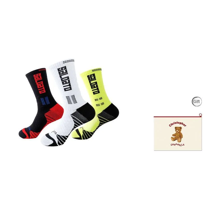 Caramella Basketball Socks Men's Shopping Bag Combo Set-7