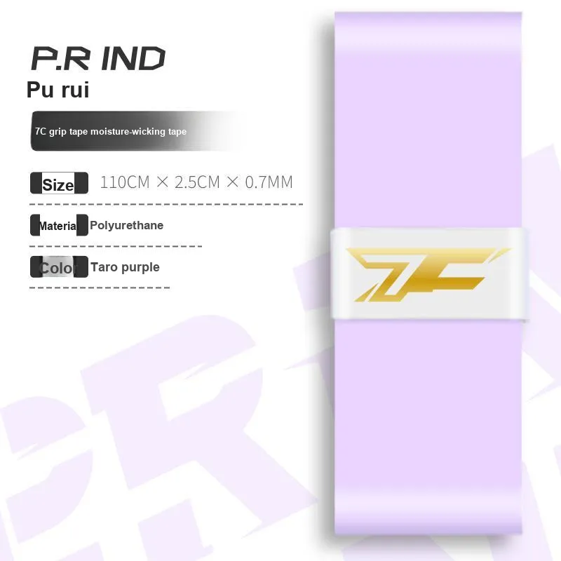 P.R IND Badminton Grip Tape Taro Purple PU Thin-1