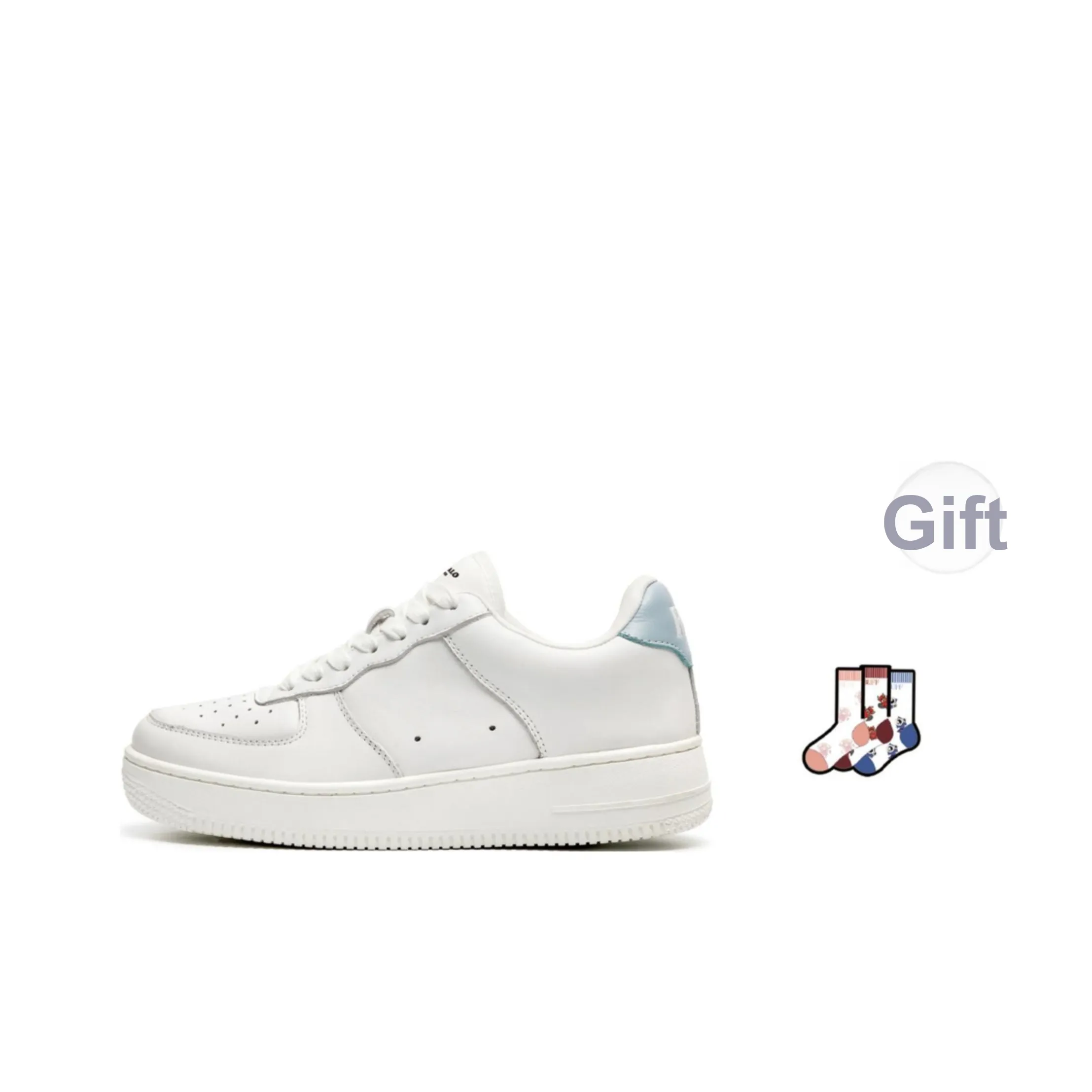 BUFFALO BOUND Термические противоскользящие низкие кеды для скейтбординга унисекс белые