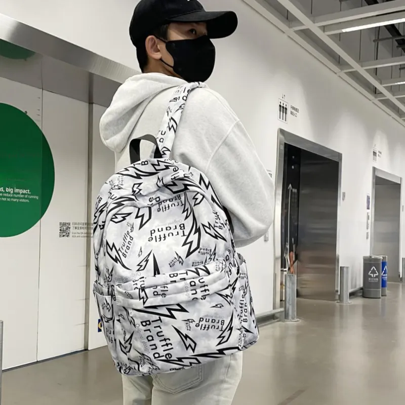 HCXK Nylon Backpack Regular Unisex Multicolor-15