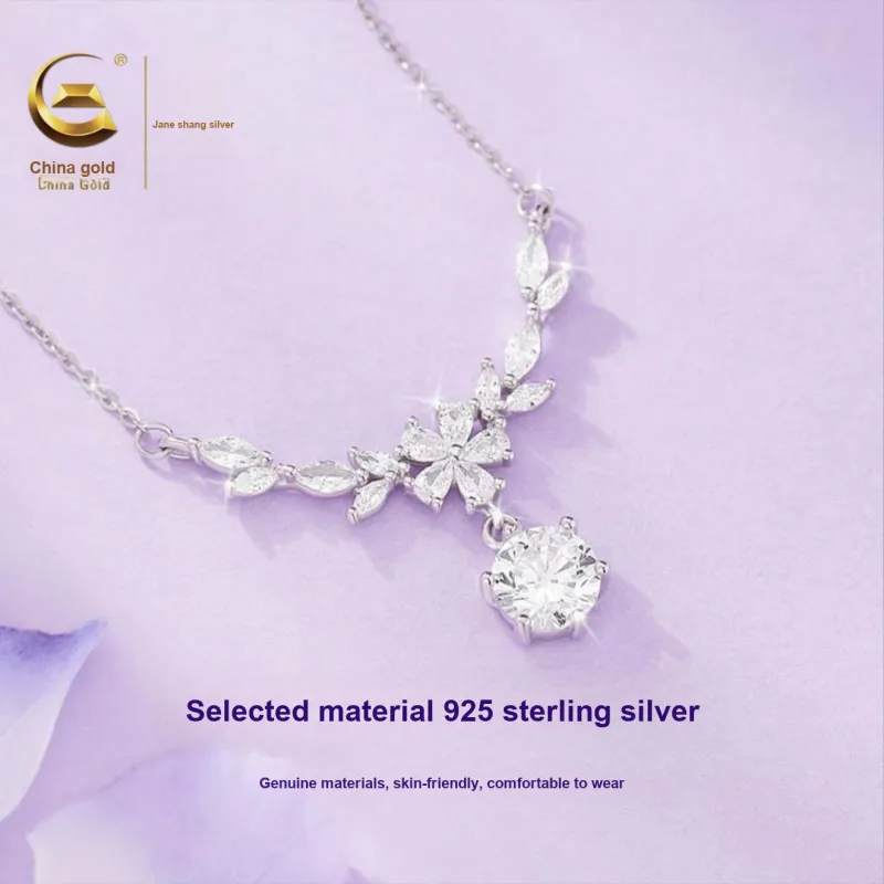 ZSY Silver 925 Necklaces Women's-2