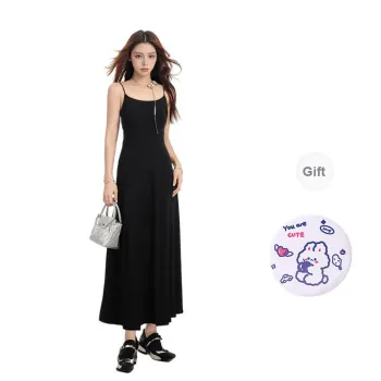 EVPGB Slip Dresses Women's Black