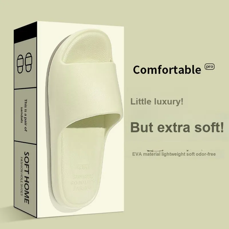 Foot Recreation Slippers, Slip Resistant Summer Home Indoor Squashy And Bouncy Feeling EVA Quiet Bathroom Bathing-9