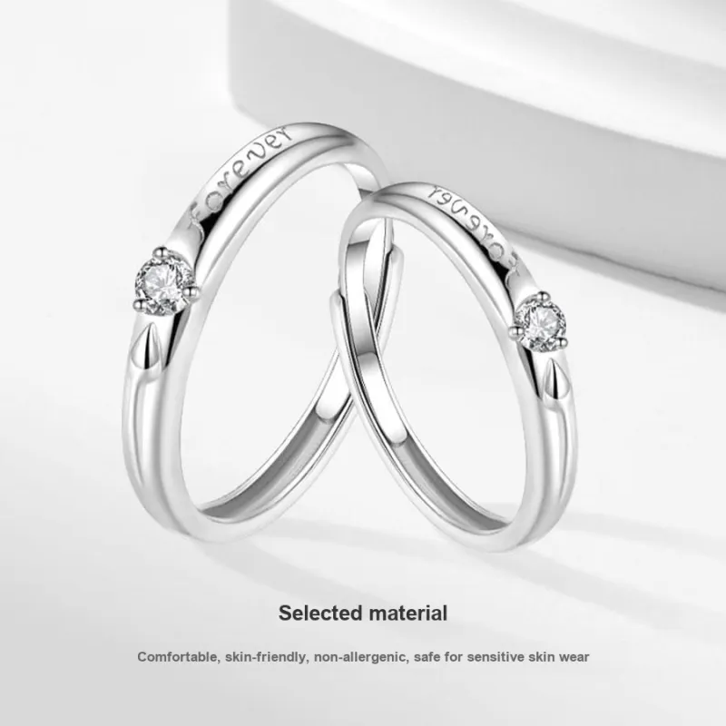 Master Kim Adjustable Sterling Silver Rings Unisex-2