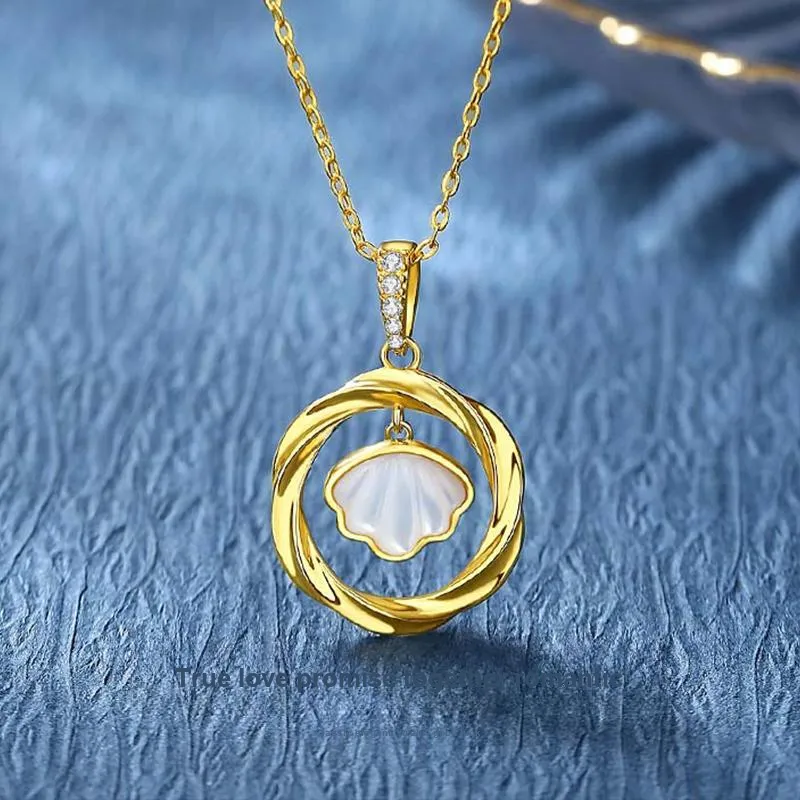 VANA 925 Silver Fritillary Necklaces Women's-2