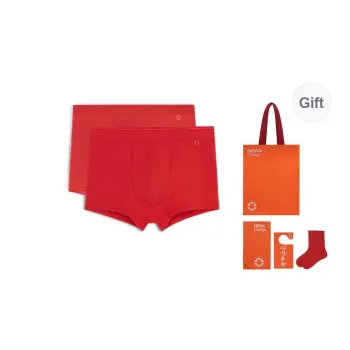 NEIWAI Boxer Shorts Men's Gift Box Set Volcano Red