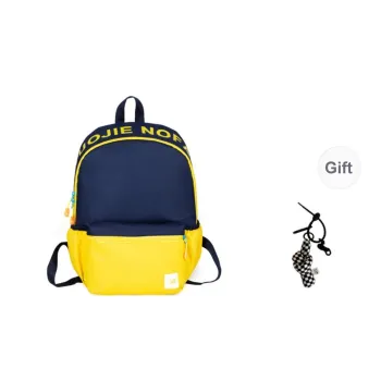 Yalu Nylon Backpack Unisex Yellow/White/Black/Pink/Red/Burgundy/Dark Green/Light Green