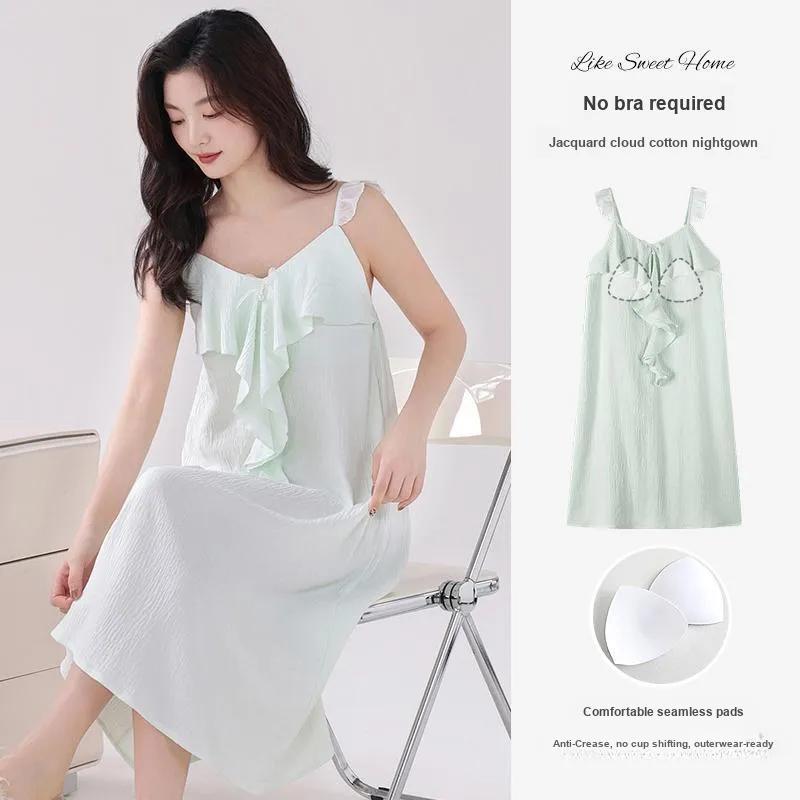 MADALLO Nightgown Women's Light Green-1