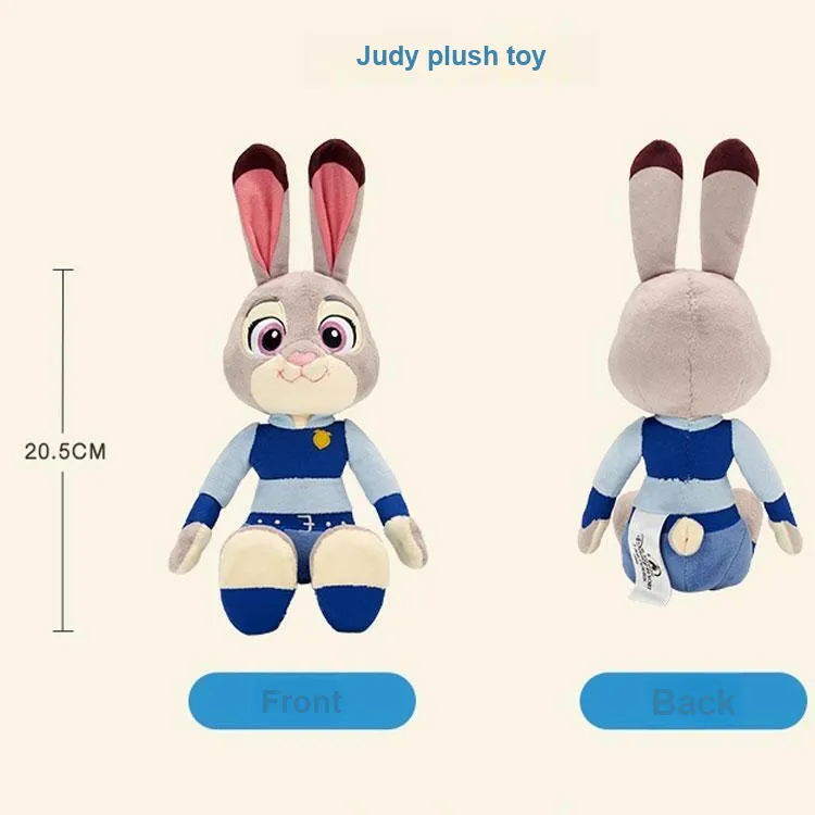 Disney Zootopia Classic Collection Zootopia Characters Judy 12 Inches Dolls Plush Doll 20.5cm Height-2
